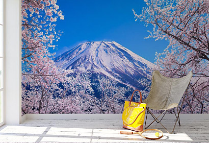 Fototapeta Zasněžená Hora Fuji 1380